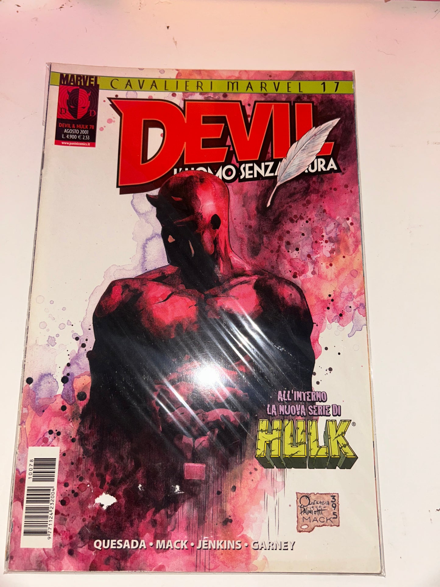 DEVIL ALL'INTERNO
LA NUOVA SERIE DI
HULK