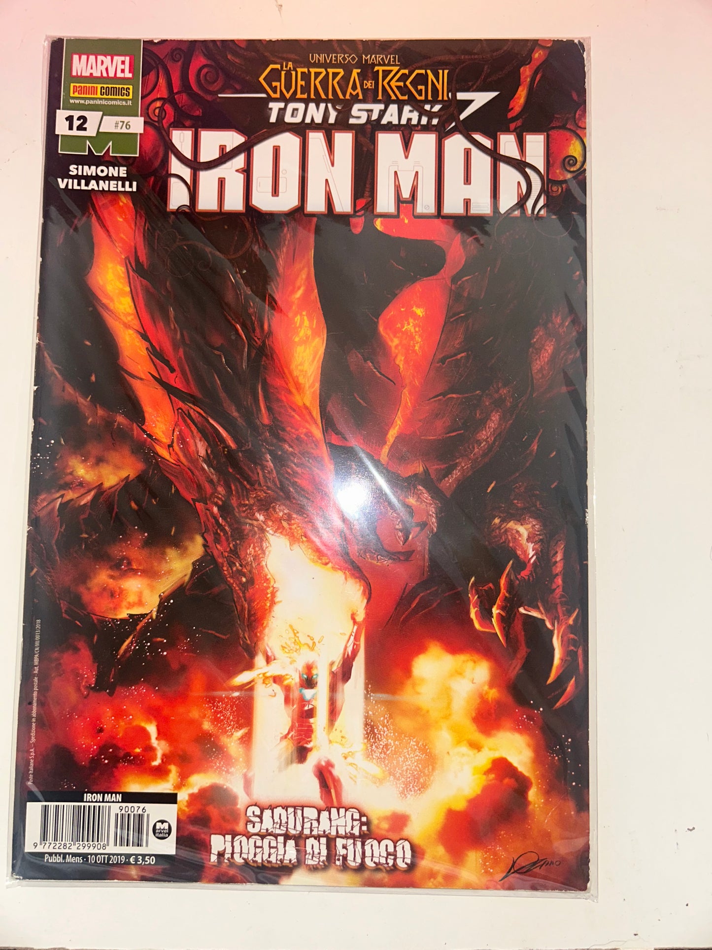 IRON MAN SAQURANG PIOGGIA DI FUOCO