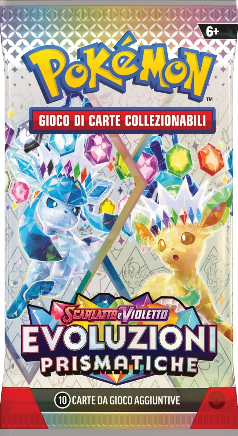 busta 10 carte evoluzioni prismatiche