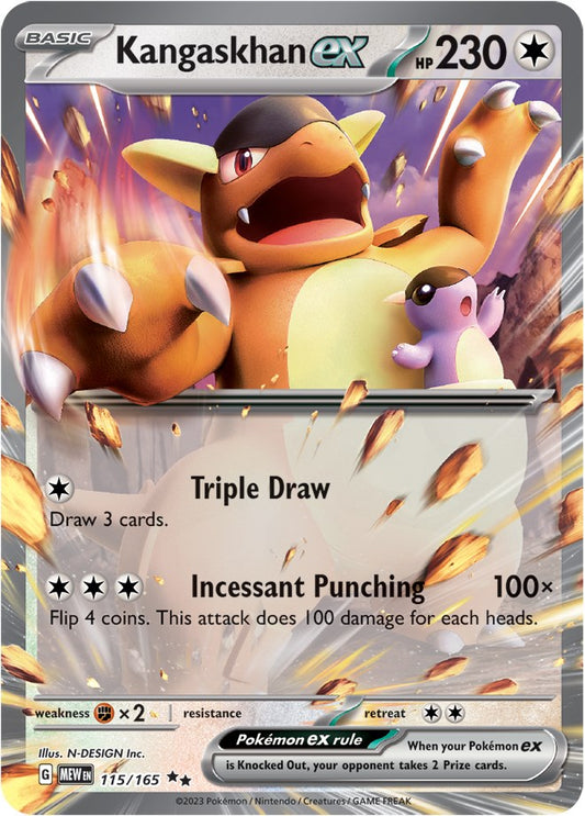 115-165 Kangaskhan ex (IT) – NEAR MINT