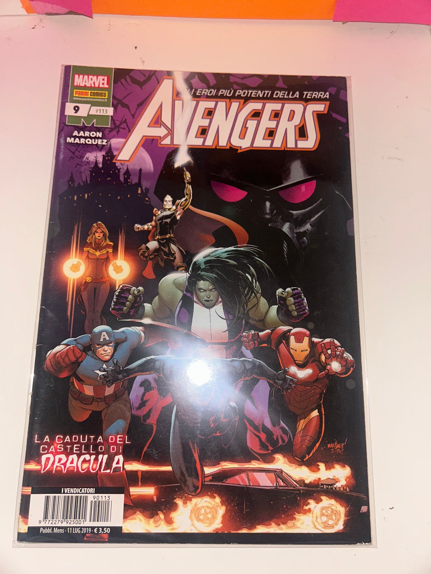 AVENGERS LA CADUTA DEL CASTELLO DI DRACULA N 9