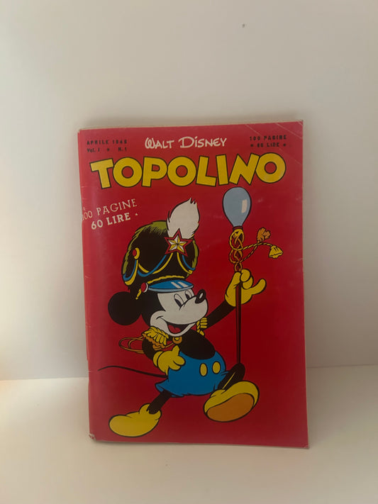 TOPOLINO N 1 ristampa anastatica