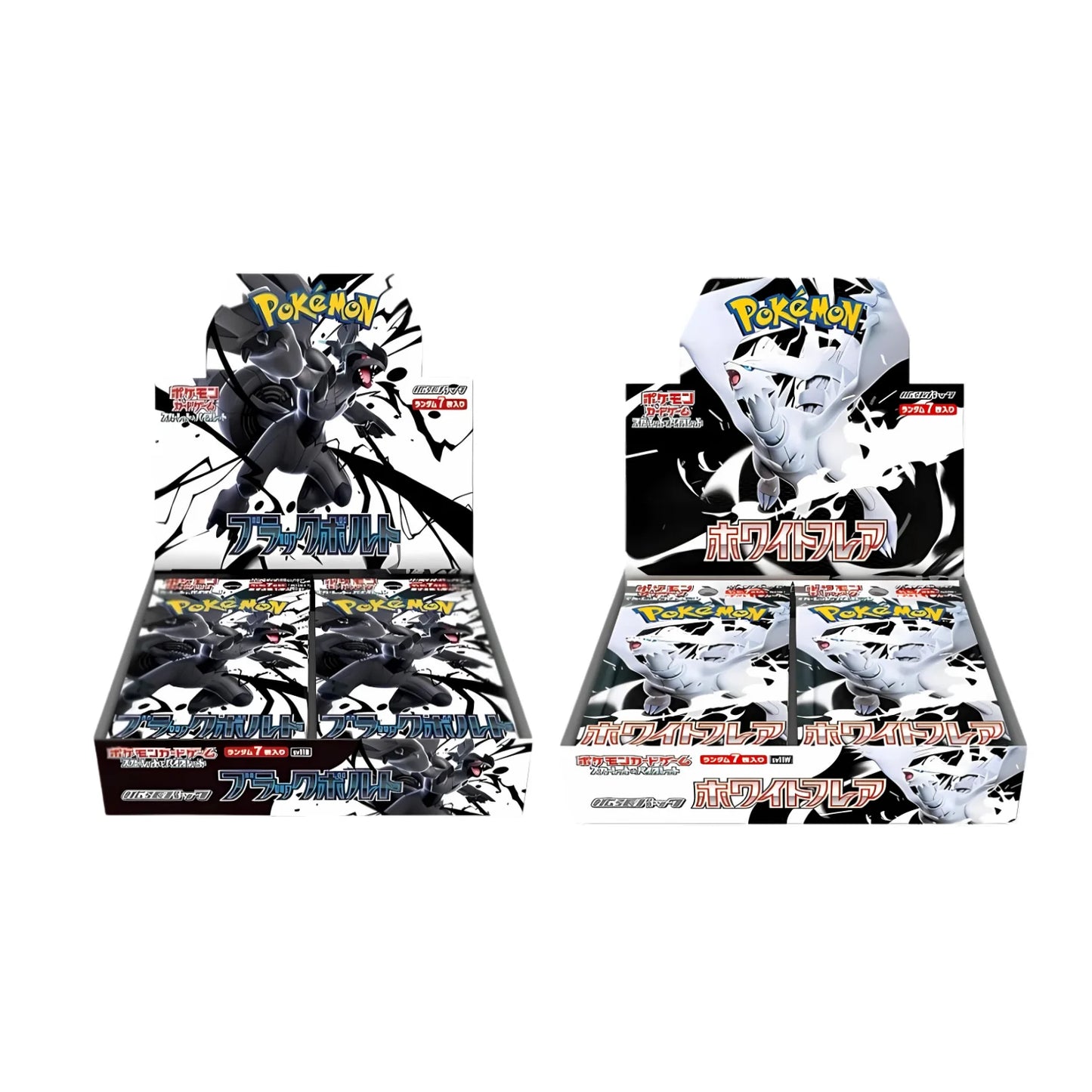 Black Bolt and White Flare booster box jp