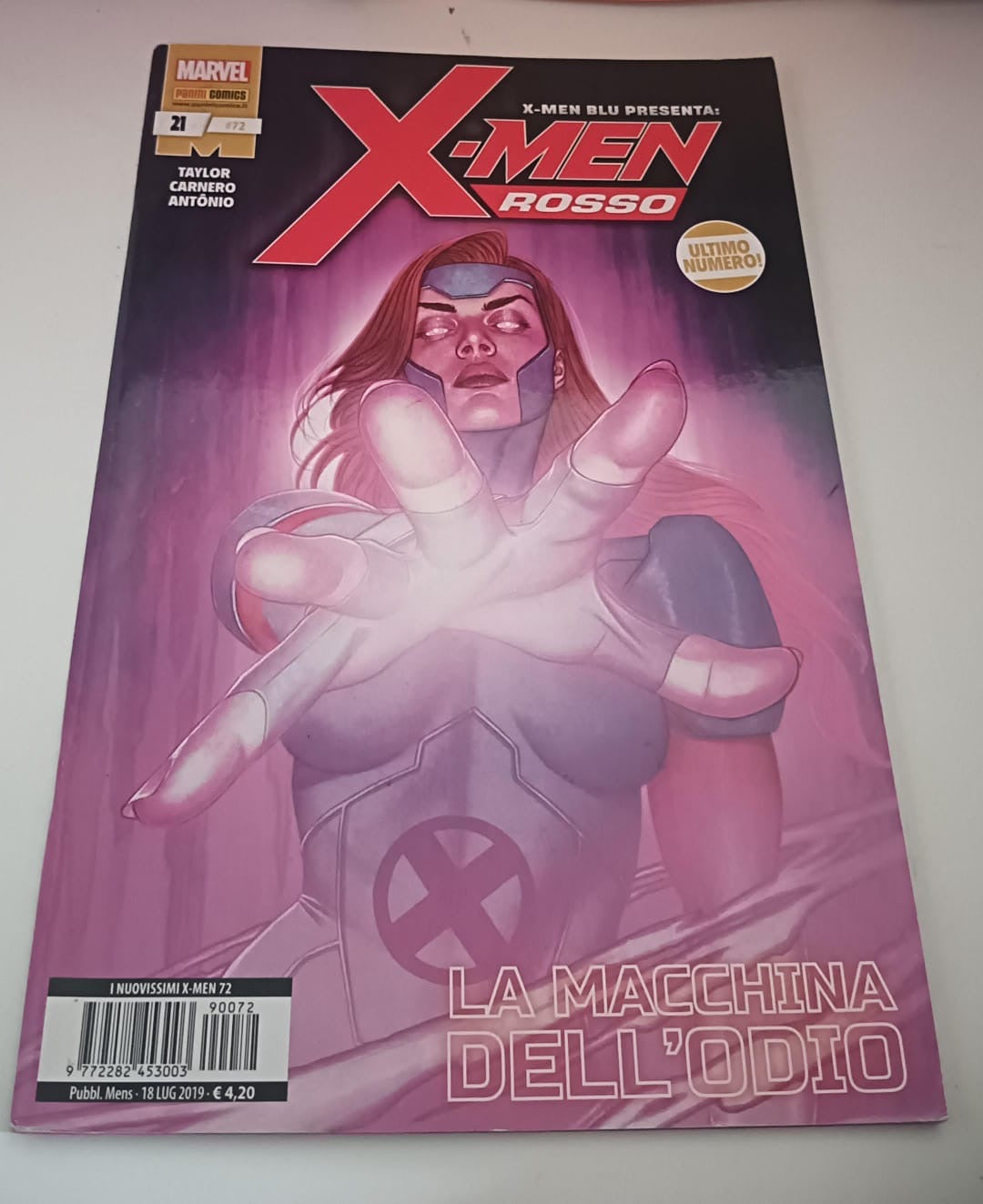 X men rosso ultimo numeri N 21