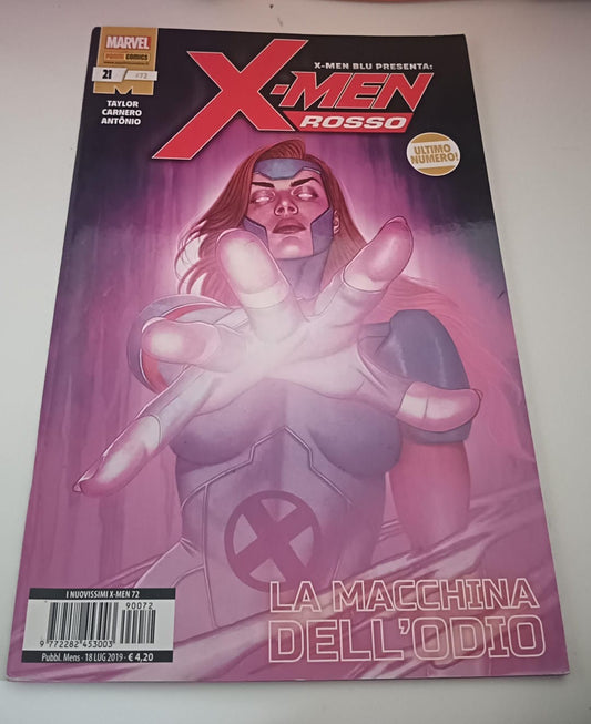 X men rosso ultimo numeri N 21