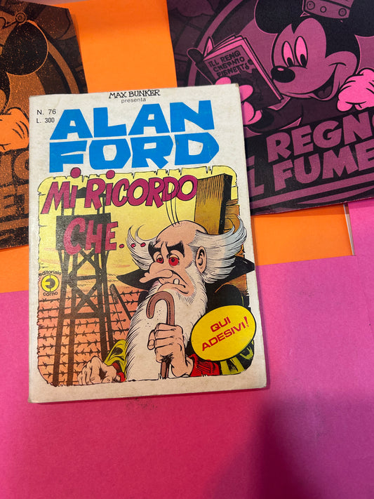 alan ford n76 edizione corno