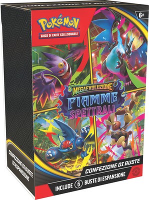 Bundle 6 Bustine Pokémon Fiamme Spettrali - ITA