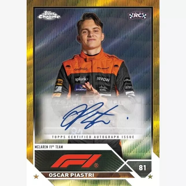 2023 Topps Chrome Formula 1 – Box da 20 Bustine da 4 carte