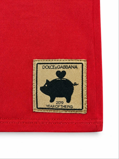 Dolce & Gabbana T-shirt Bambino Mister Pig 2019 – Rossa